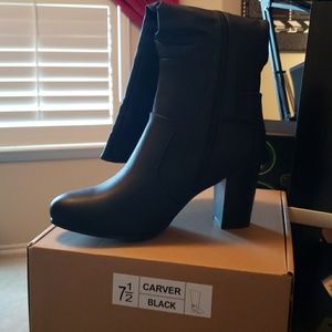 journee collection carver women's high heel boots